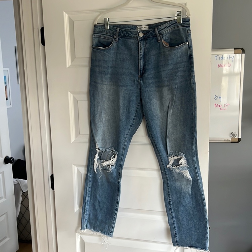 Distressed, Articles of Society jeans, barely worn